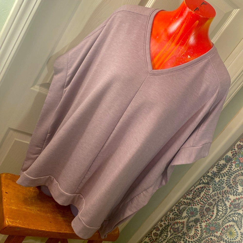 SONOMA The Soft Touch Purple Hue Poncho Top